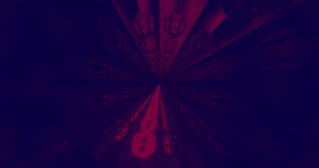 Neon Tüneli Kırmızı VJ Loop 4K UHD 60fps Screensaver Animation