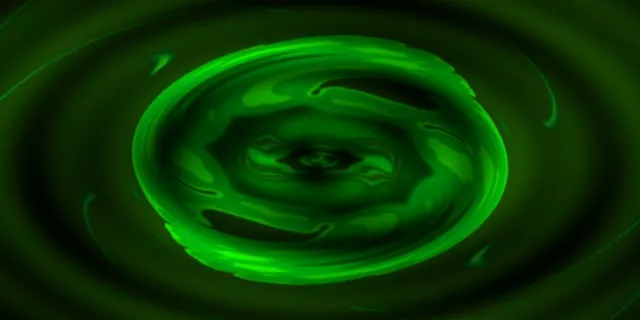 Hypnotic Gold Neon Tunnel Spiral VJ Loop 60fps 2:1 Screensaver