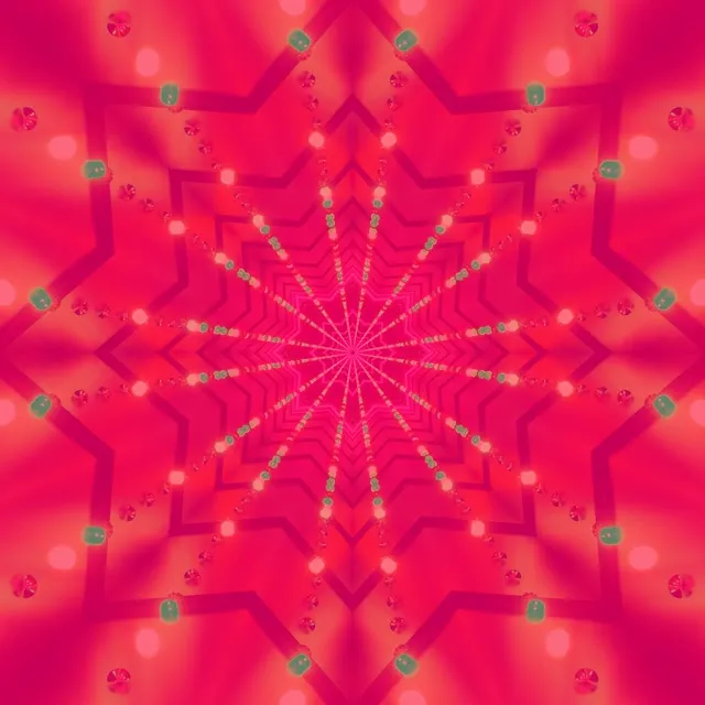 Neon Tunnel Pink Diamond Vortex VJ Loop 1:1 Square 60fps Screensaver