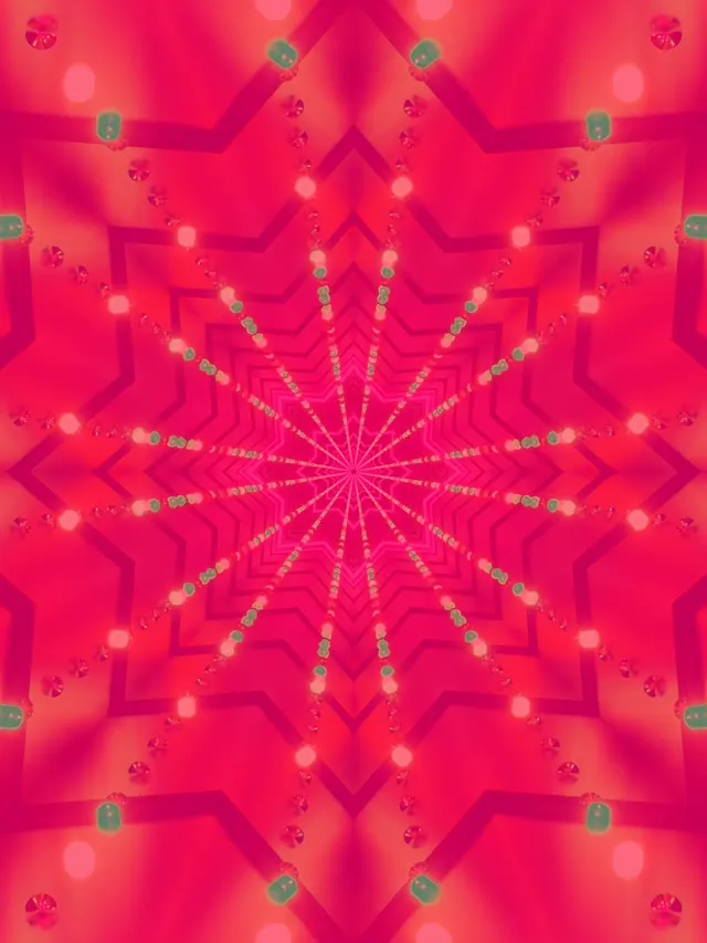 Neon Tunnel Pink Diamond Vortex VJ Loop 3:4 iPad 60fps Screensaver