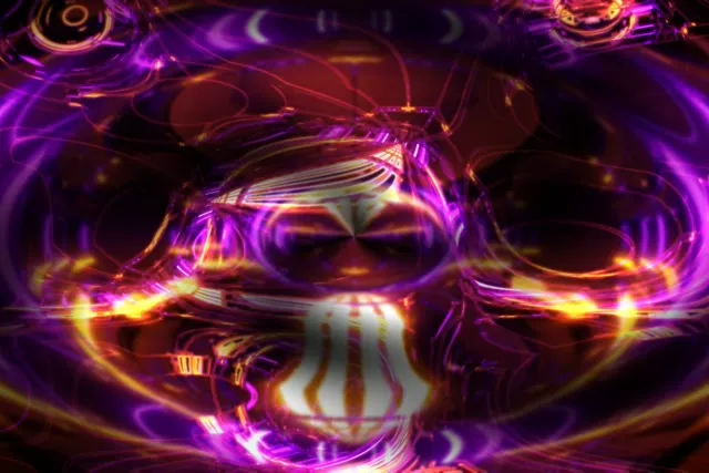 Neon Tunnel VJ Loop | Pulsating Purple Spiral | 3:2 Surface 60fps Screensaver