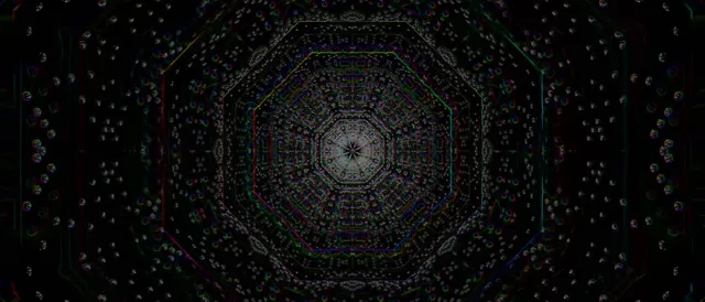 Neon Tunnel VJ Loop 21:9 Ultrawide 60fps Screensaver Kaleidoscope