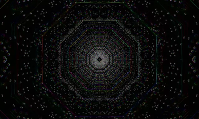 Neon Tunnel Spiraling Vortex VJ Loop 60fps 5:3 Screensaver