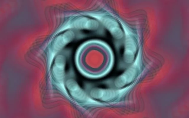 Neon Tunnel Spiraling Vortex VJ Loop 16:10 MacBook 60fps Screensaver