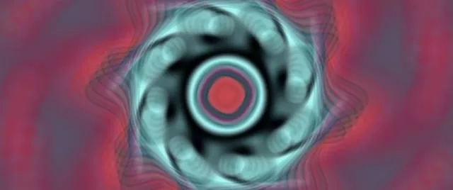 Neon Tunnel Spiraling Vortex VJ Loop 2.39:1 Cinemascope 60fps Screensaver