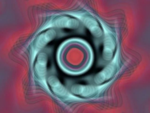 4:3 Classic 60fps Neon Tunnel Spiraling Vortex VJ Loop Screensaver