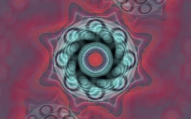 Neon Tunnel Pulsating Hexagon Vortex 16:10 Macbook 60fps Screensaver VJ Loop