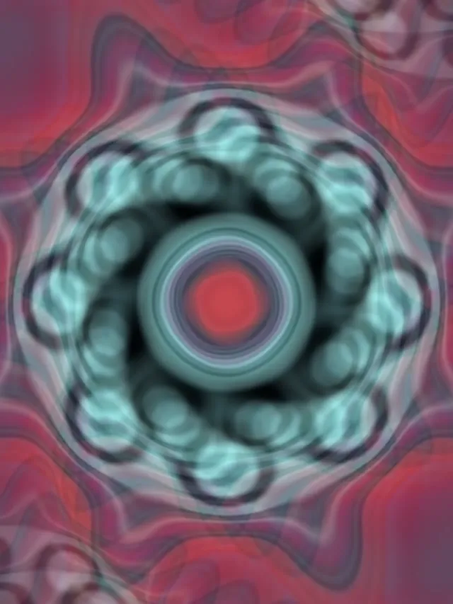 Neon Tunnel Pulsating Hexagon Vortex 3:4 iPad Portrait 60fps Screensaver VJ Loop