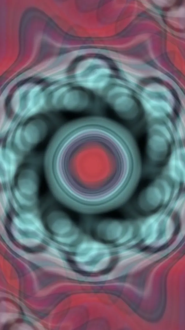 Pulsating Neon Tunnel 9:16 Reels 60fps Screensaver VJ Loop