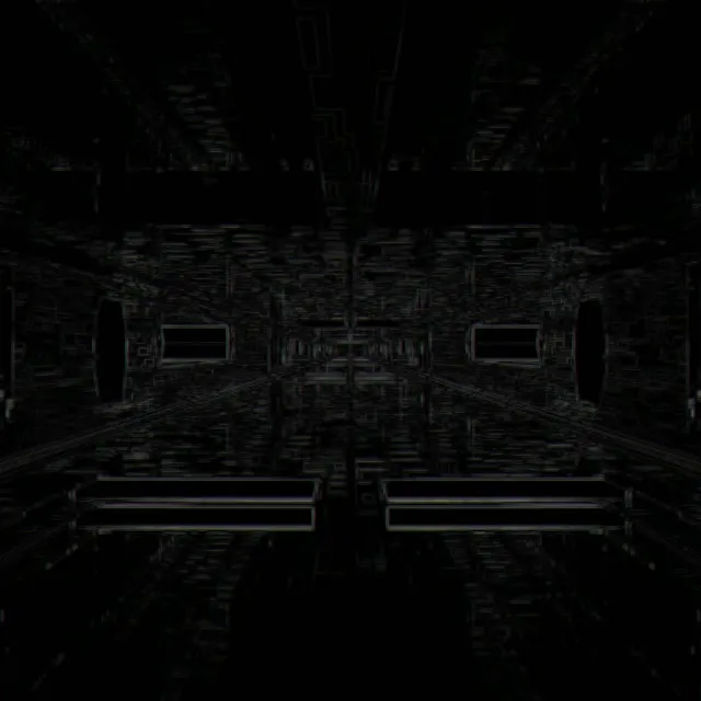 Neon Tunnel Infinite Circuit Grid Loop 1:1 Square 60fps Screensaver VJ