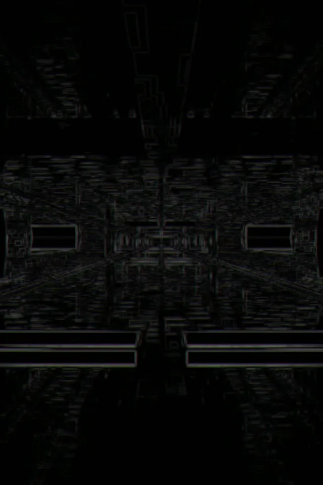 Neon Tunnel Geometric Grid 2:3 Portrait 60fps VJ Loop Screensaver
