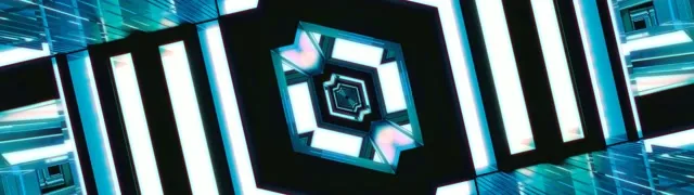 Неон Тунел Диамант Вортекс VJ Loop 32:9 Super Ultrawide 60fps Screensaver