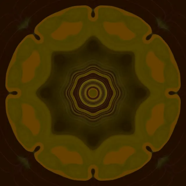 Neon Tunnel Kaleidoscope VJ Loop 1:1 Square 60fps Screensaver