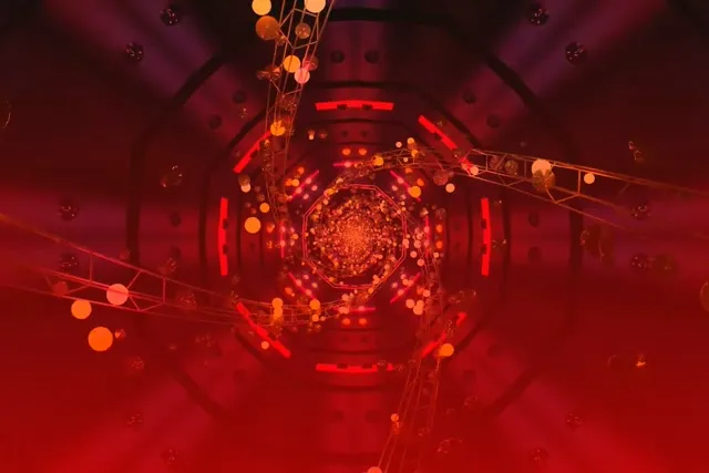 Neon Tunnel Åttekant Spiral VJ Loop 60fps 3:2 Surface Skjermbeskytter