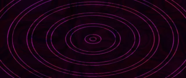 Neon Tunnel Concentric Rings VJ Loop 2.39:1 60fps Screensaver