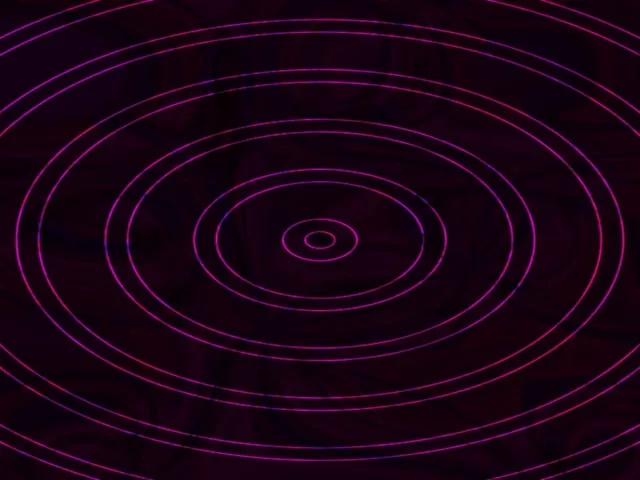 4:3 Classic Neon Tunnel Spiraling Ellipse VJ Loop 60fps Screensaver