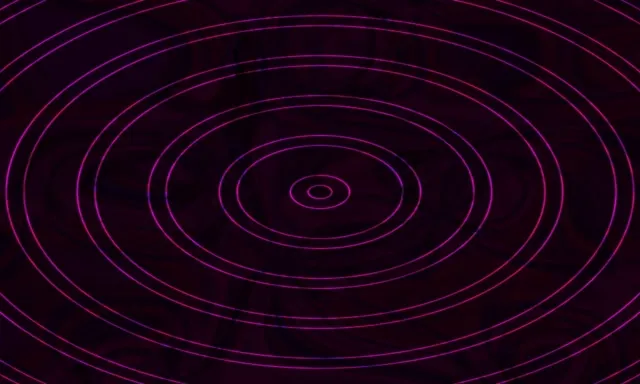Neon Tunnel Vj Loop 5:3 Wide 60fps Screensaver Concentric Ovals