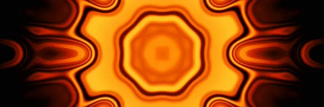 3:1 Triple Wide Neon Tunnel Kaleidoscope 60fps Screensaver VJ Loop