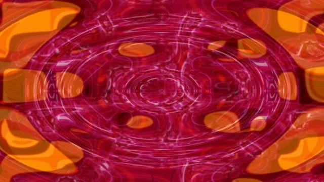 Neon Tunnel Screensaver 4K UHD 60fps Röd Orange VJLoops