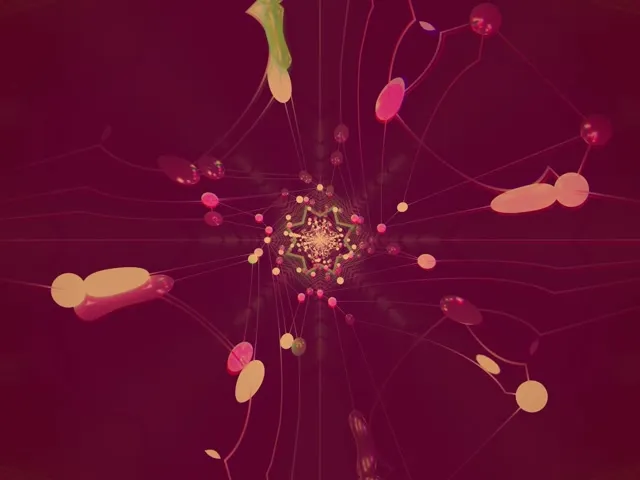 Túnel de Neón Caleidoscopio de Estrela 4:3 Clásico 60fps Protector de Pantalla Vj Loop