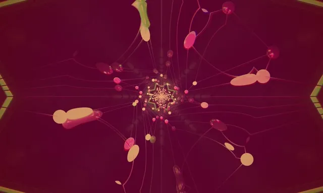 Vj loop Neon Tunela Izar Kaleidoskopoa 5:3 zabal 60fps pantaila-babeslea