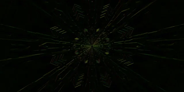 Neon Tunnel VJ Loop 2:1 Univisium 60fps Screensaver Geometric Vortex