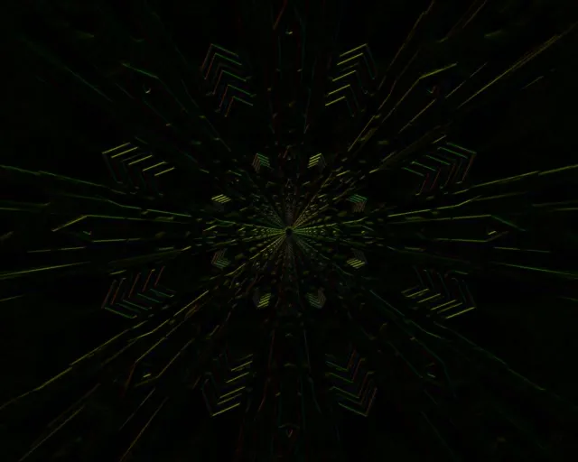 5:4 Industrial Neon Tunnel VJ Loop 60fps Screensaver Geometric Vortex