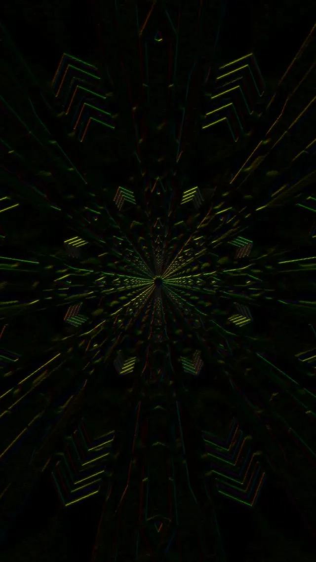 Neon Tunnel Spiraling Diamond Vortex 9:16 Reels 60fps Screensaver