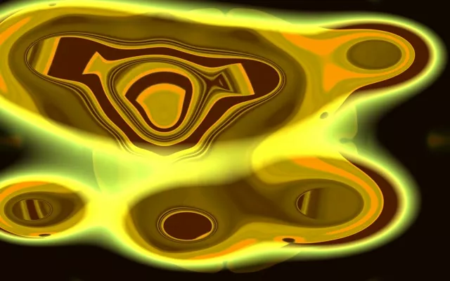 16:10 Macbook Neon Tunnel Screensaver 60fps VJ Loop Golden Spiral