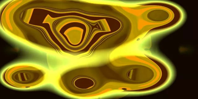 Neon Tunnel Glowing Rings VJ Loop 2:1 60fps Screensaver