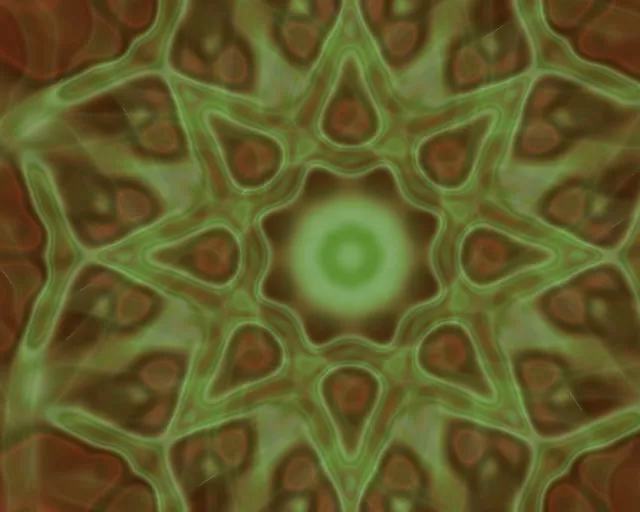 5:4 Industrial Neon Tunnel Kaleidoscope VJ Loop 60fps Screensaver