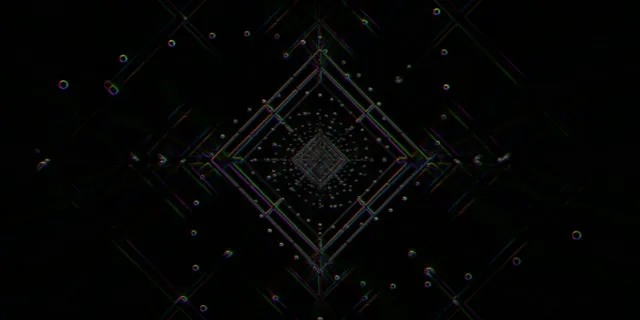 Neon Tunnel Diamond Vortex VJ Loop 60fps 2:1 Screensaver
