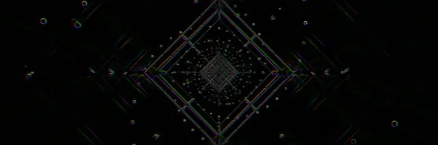 3:1 Triple Wide Neon Tunnel Spiraling Diamond Vortex 60fps Screensaver VJ Loop