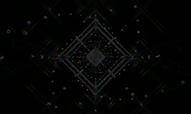 Neon Tunnel Diamond Vortex VJ Loop 5:3 Wide 60fps Screensaver