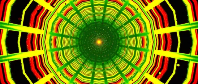 Neon Tunnel Pulsating Red Vortex VJ Loop 21:9 Ultrawide 60fps Screensaver