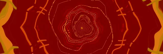 霓虹隧道八角漩涡 VJ Loop 3:1 三倍宽屏 60fps 屏保