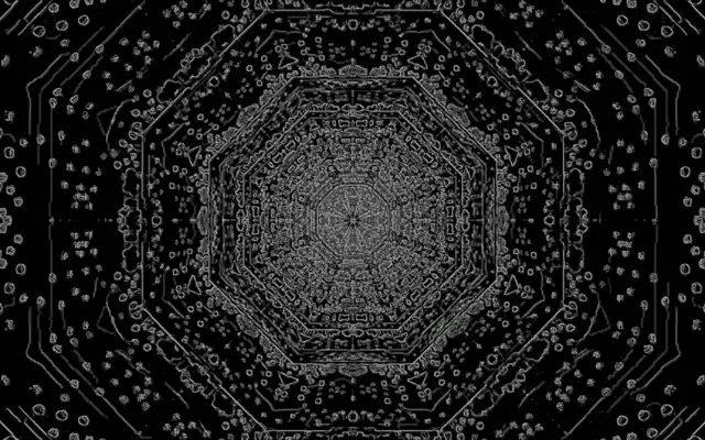 อุโมงค์นีออน Screensaver 60fps 16:10 MacBook Dark Octagon VJLoops PC Laptop