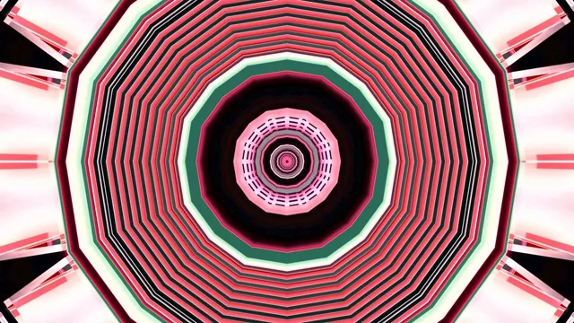 Neon Tunnel Schermbeveiliging Roze Groen 4K UHD 60fps VJLoops