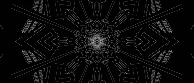 Kaleidoscope Neon Tunnel 21:9 Ultrawide 60fps VJLoops Screensaver