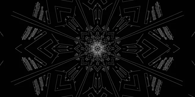 Neon Tunnel Kaleidoscope Burst | 2:1 Univisium 60fps Screensaver VJ Loop