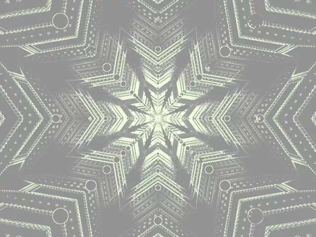 Neon Tunnel Snöflinga Grå Skärmsläckare 4:3 Klassisk 60fps VJ Loop