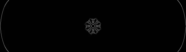 Neono Tunelio Snaigės Mandala 32:9 Super Ultrawide 60fps Ekrano Užsklanda VJ Loop