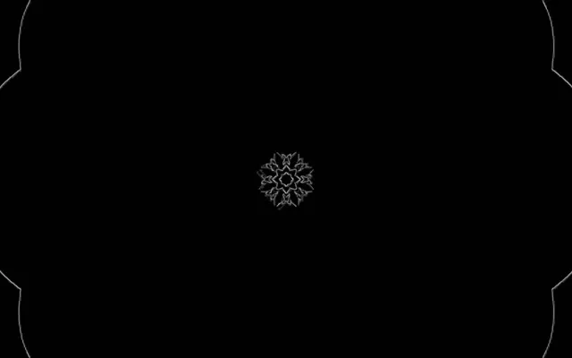 নিয়ন টানেল স্নোফ্লেক ম্যান্ডালা VJLoops 16:10 ম্যাকবুক 60fps স্ক্রিনসেভার