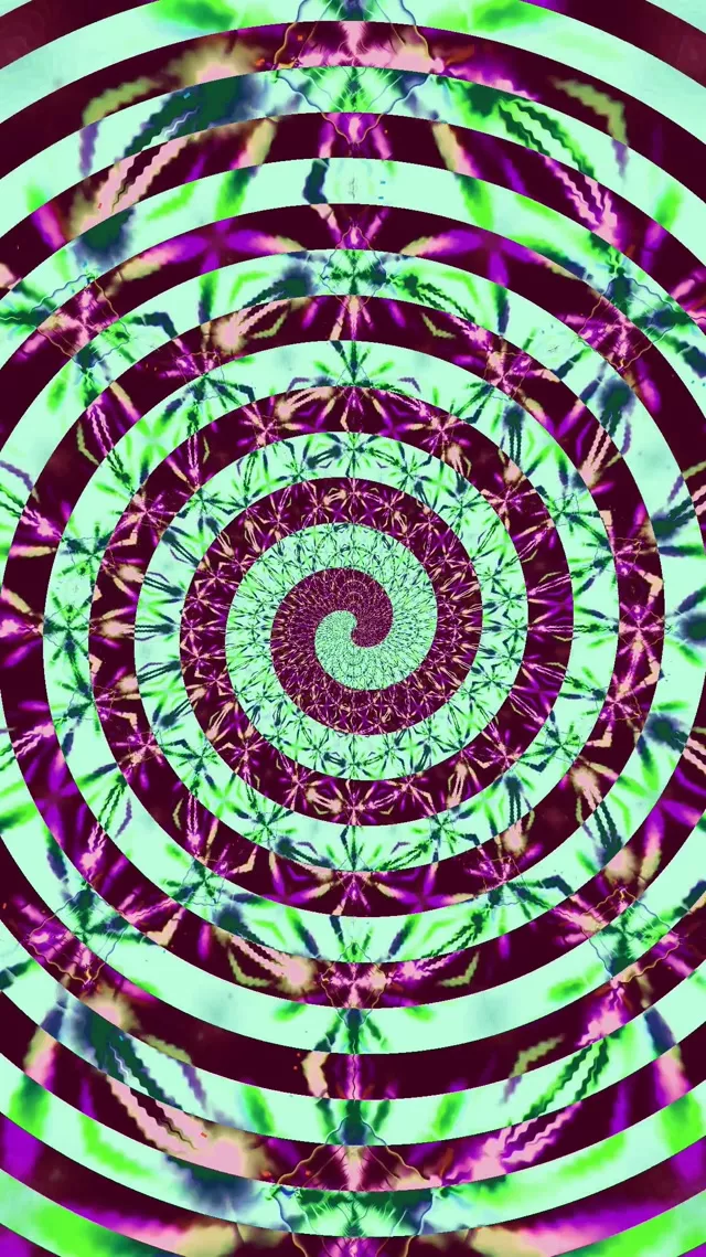Neon Tunnel Spiral Mandala Vortex VJ Loop 9:16 Reels 60fps Προστήρια