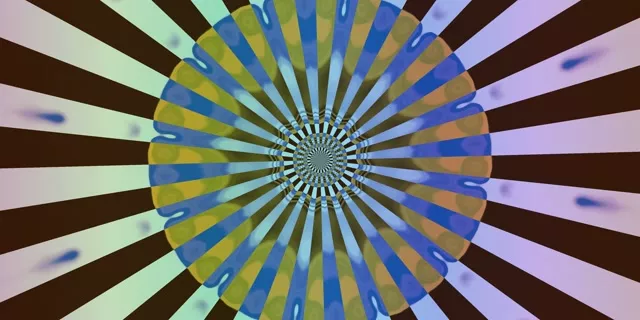 Neon Tunnel Spiral Strål Explosion VJ Loop 2:1 Univisium 60fps Skärmsläckare