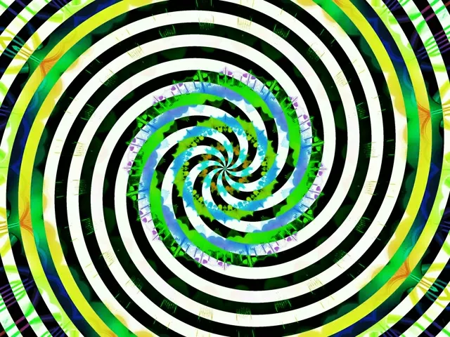 Hypnotic Spiral Vortex Neon Tunnel 4:3 Classic 60fps Screensaver VJ Loop
