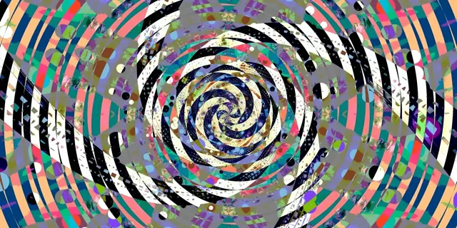 Neoninė tunelio spiralė sūkurys 2:1 Univisium 60fps ekrano užsauga VJ Loop