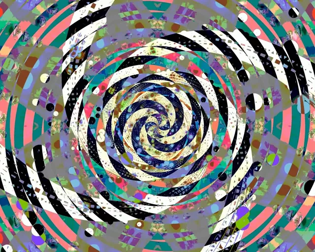 霓虹隧道螺旋漩渦 5:4 工業 60fps 屏保 VJ Loop