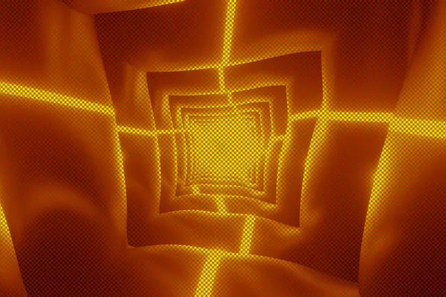 Túnel de Neó Vòrtex Quadrat Espiral 3:2 Surface 60fps Estalvi de Pantalla Vj Loop