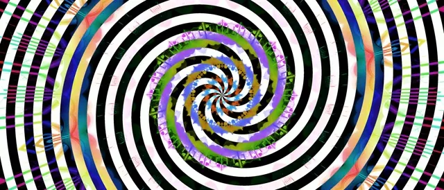 Psychedelic Spiral Neon Tunnel | 21:9 Ultrawide 60fps VJ Loop Screensaver